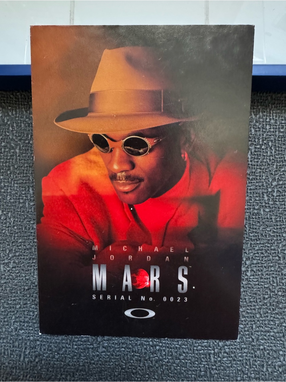 Michael Jordan Mars Oakley Card